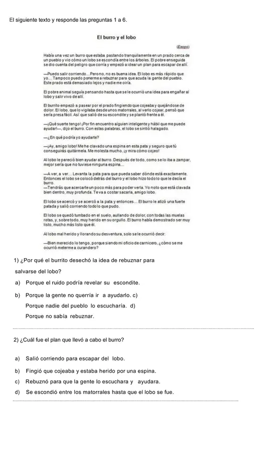 ENSAYO SIMCE LENGUAJE