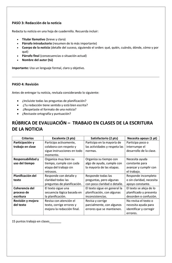GUÍA DE TRABAJO: CREACIÓN DE UNA  NOTICIA A PARTIR DE UNA LEYENDA”