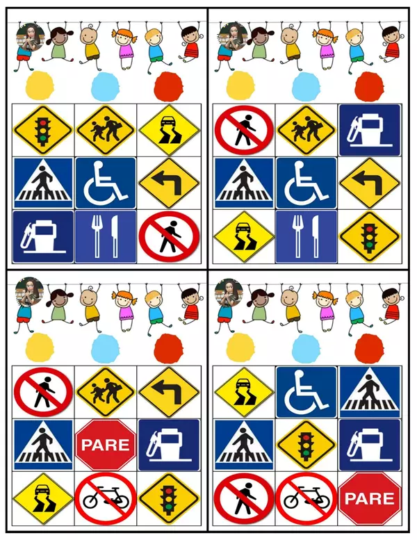 Bingo señales de transito (24 )