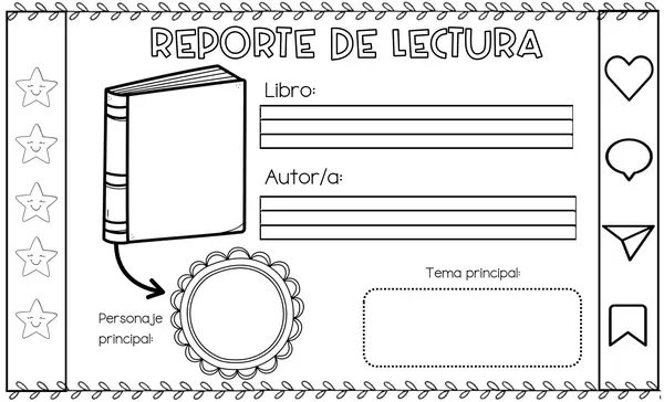 Plantilla n°2 para "Reporte de lectura"