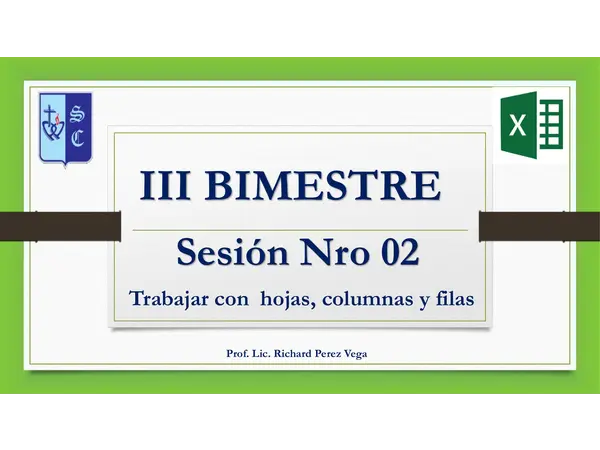 Conociendo  Excel_para niños_Tema 2