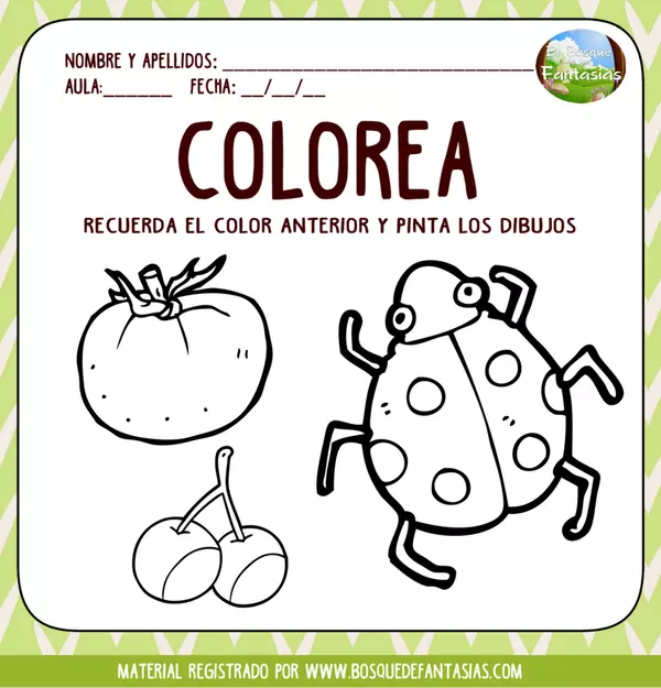 Cuadernillo Aprende los colores