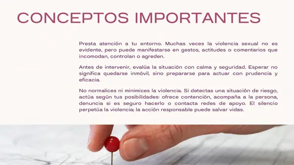 Prevención violencia sexual