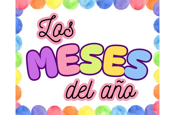Láminas "Los meses del año"