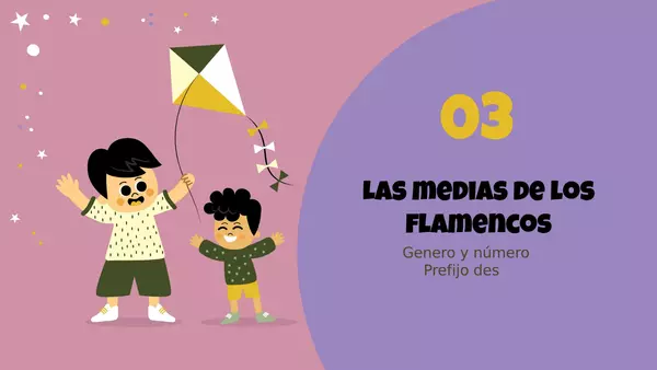Ppt de lenguaje "Las medias de los flamencos" LEO PRIMERO 2° BÁSICO