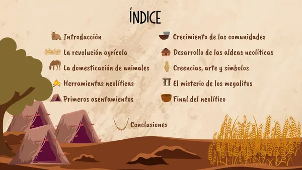 Presentación sobre el Neolítico