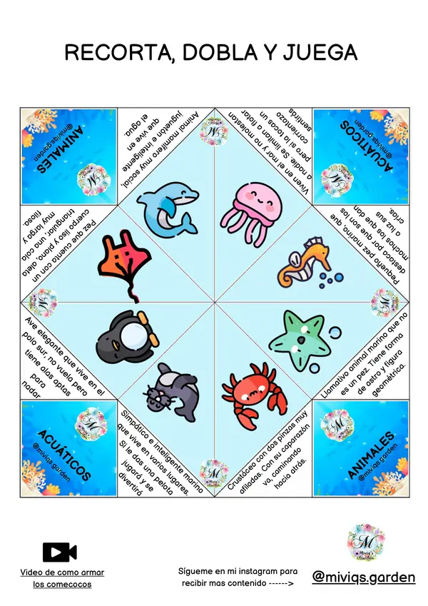 Pack 16 Comecocos: Adivinanzas Animales