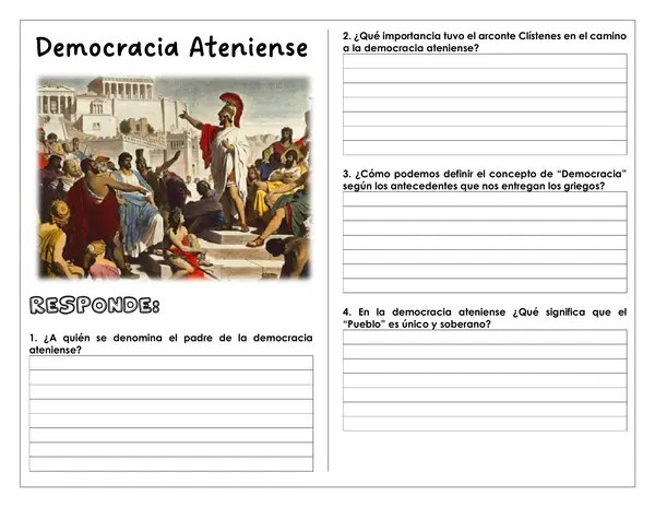 Guía de trabajo - Democracia Ateniense