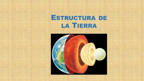 PRESENTACION CUARTO BASICO, ESTRUCTURA DE LA TIERRA Y RIESGOS NATURALES