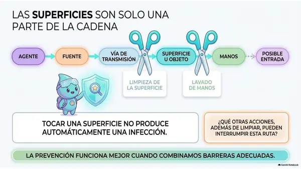 Clase 15 | 5° Básico Ciencias Naturales: Limpieza y desinfección — Elegir acciones seguras