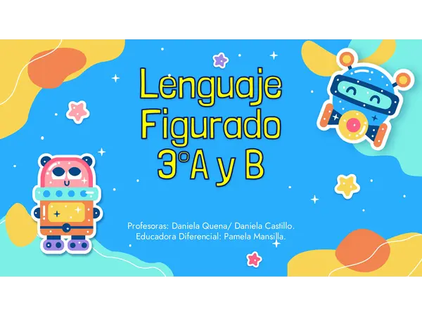 LENGUAJE FIGURADO Y LITERAL 3°