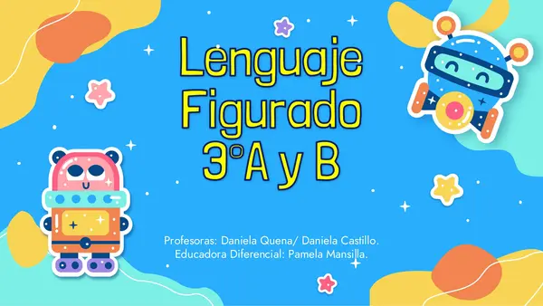 LENGUAJE FIGURADO Y LITERAL 3°