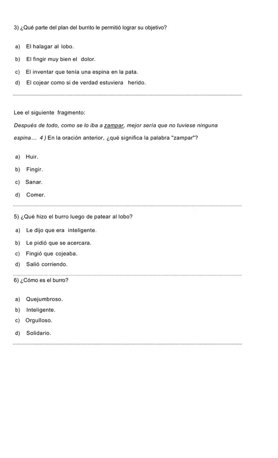 ENSAYO SIMCE LENGUAJE