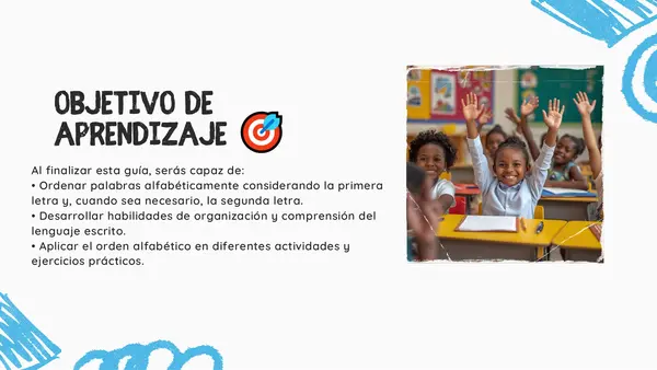 PPT, Orden alfabético