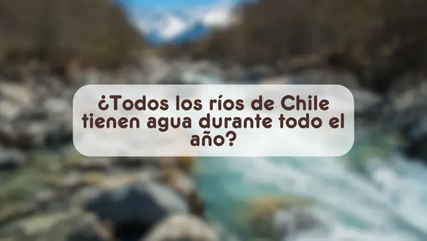 Hidrografía de Chile | Geografía, territorio y desafíos socioambientales