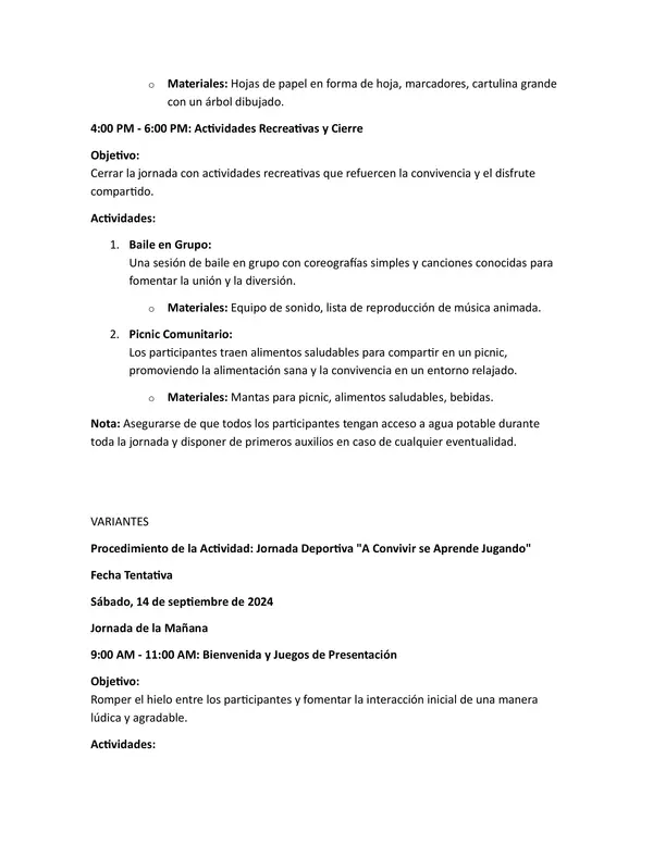Proyecto a convivir se aprende jugando