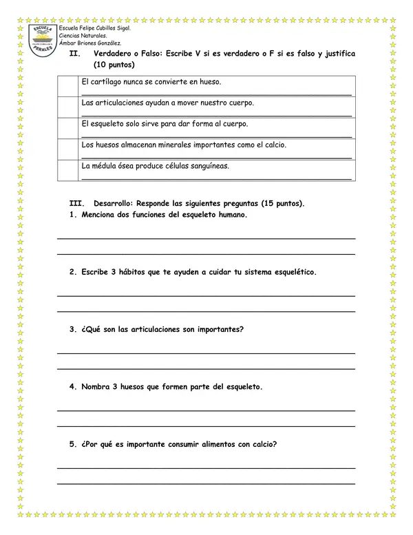 Evaluación Sistema Óseo