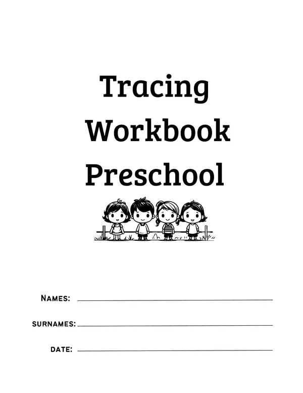 Tracing Workbook - Preschool
