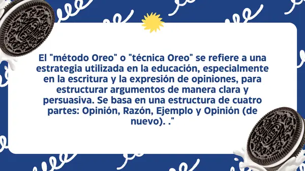 método  o técnica oreo 