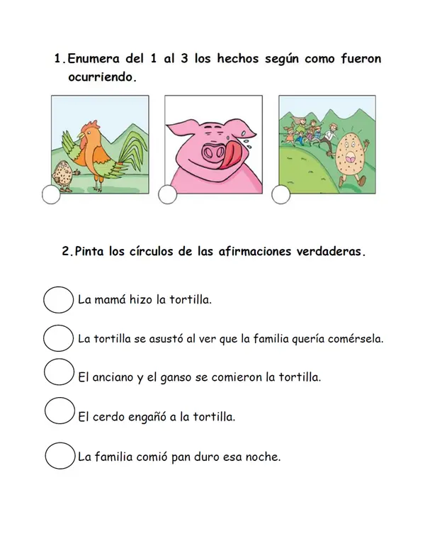 Prueba libro "La tortilla corredora"