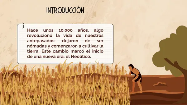Presentación sobre el Neolítico