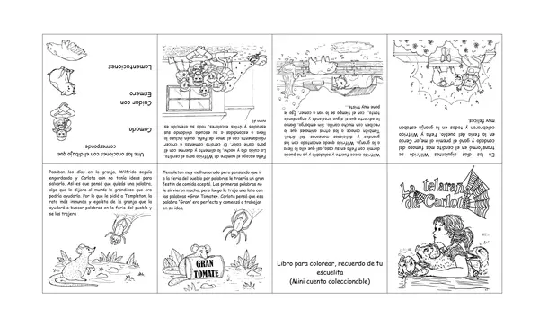La Telaraña de Carlota. Minicuento para imprimir.