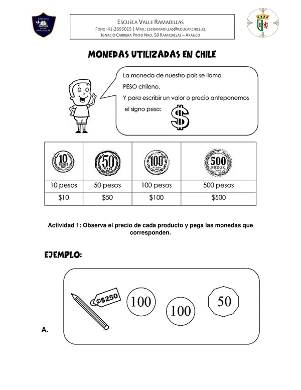 Guía sistema monetario 2do Básico