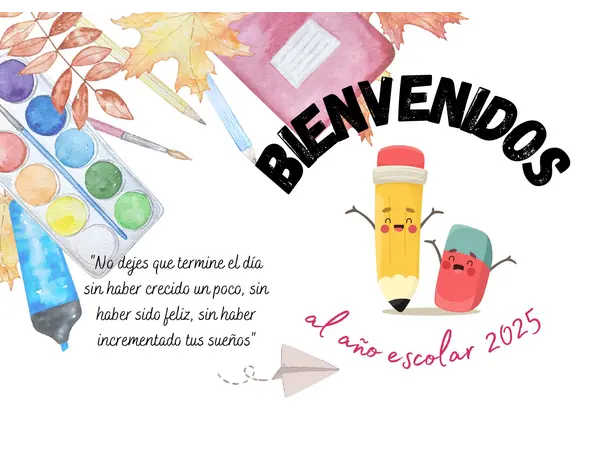TARJETAS BIENVENIDOS 2025