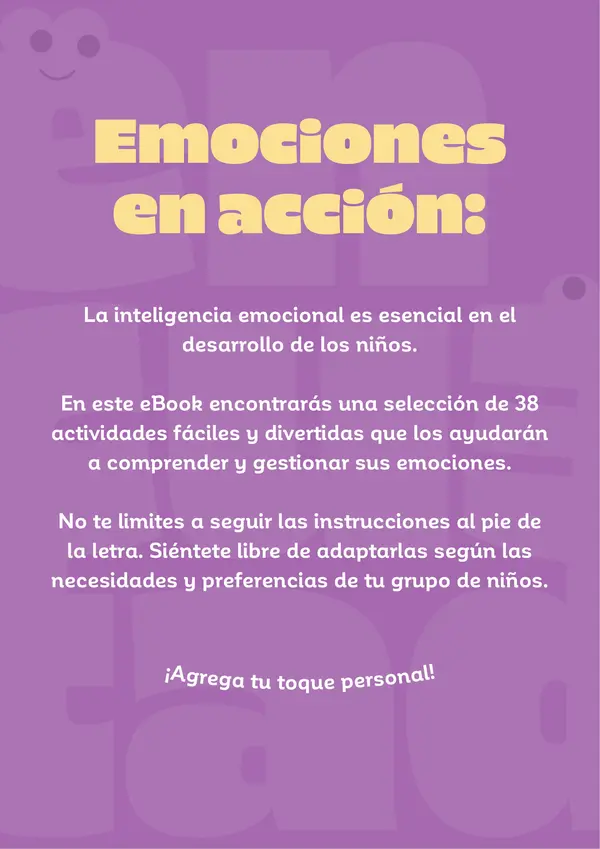 38 Actividades fáciles para el desarrollo emocional infantil