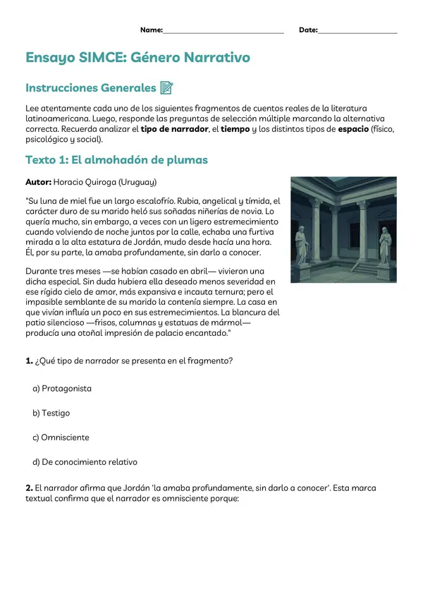 Ensayo SIMCE 8° N1