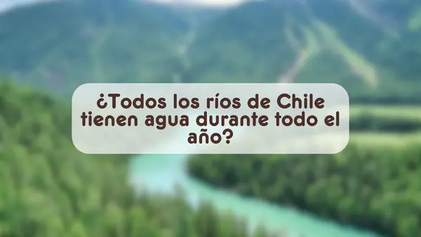 Hidrografía de Chile | Geografía, territorio y desafíos socioambientales