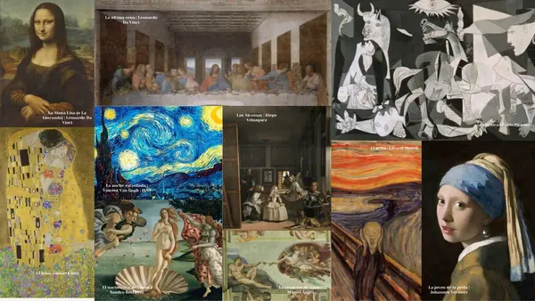 Arte y Microcuentos: El Lenguaje Visual como Comunicación (Inspirado en "Santiago en 100 palabras")