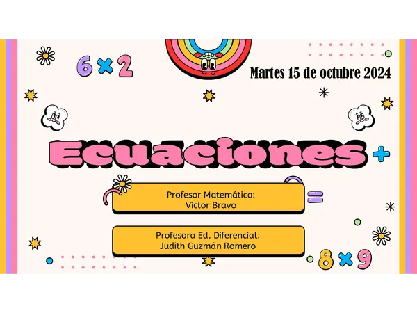Ecuaciones Primer grado