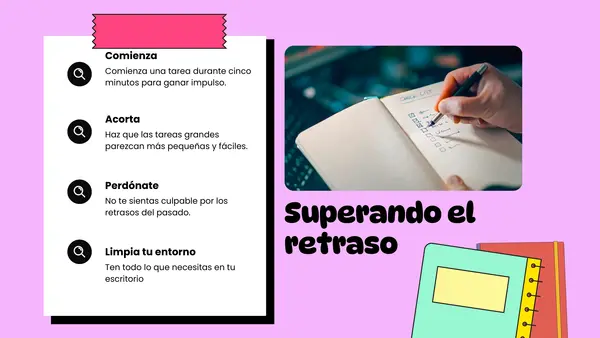 Presentación sobre La procrastinación