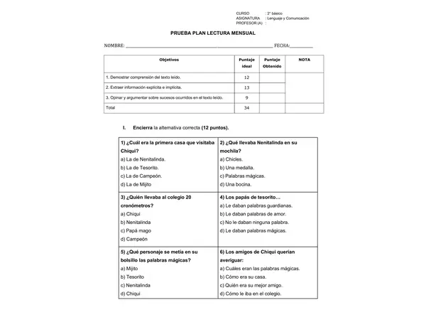 Prueba Si tienes un papá mago