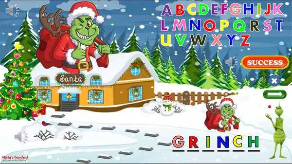 Game: Save Santa from the Grinch (Christmas)