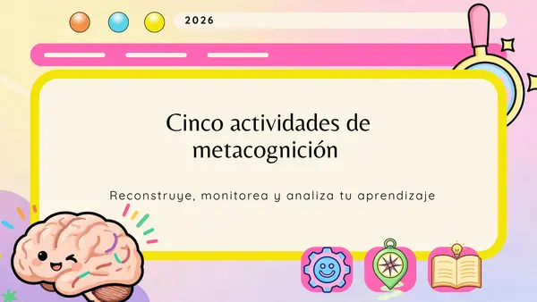 Cinco actividades metacognitivas para el cierre de clases