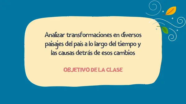 Transformaciones del paisaje