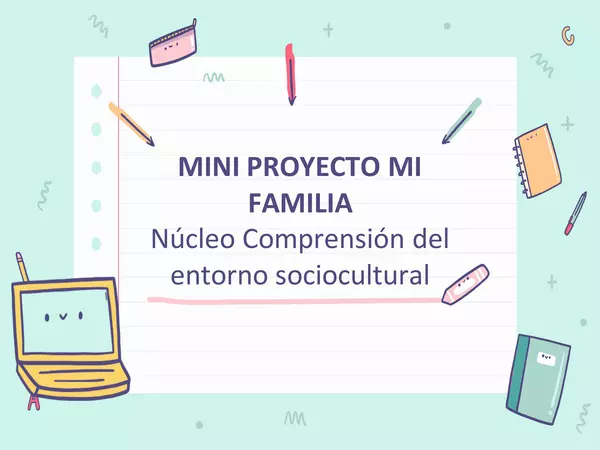 Mini proyecto La familia