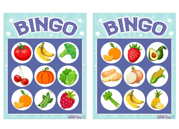 Bingo frutas y verduras