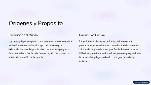 PowerPoint de la mitología griega