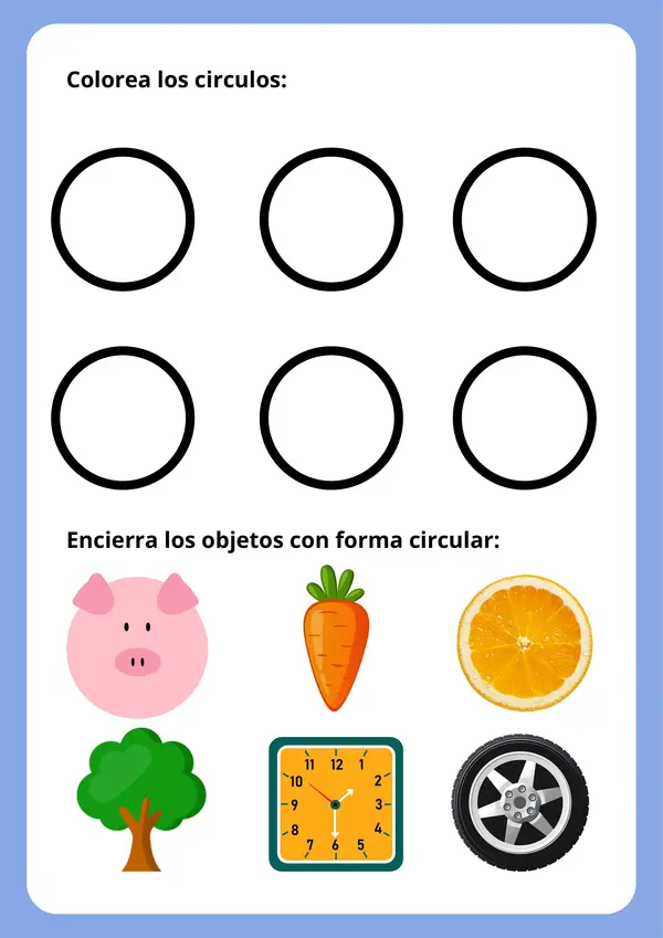 ACTIVIDAD PARA RECONOCER LAS FIGURAS GEOMETRICAS