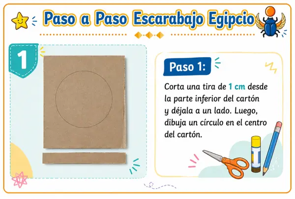 Trabajo de arte: “escarabajo egipcio”
