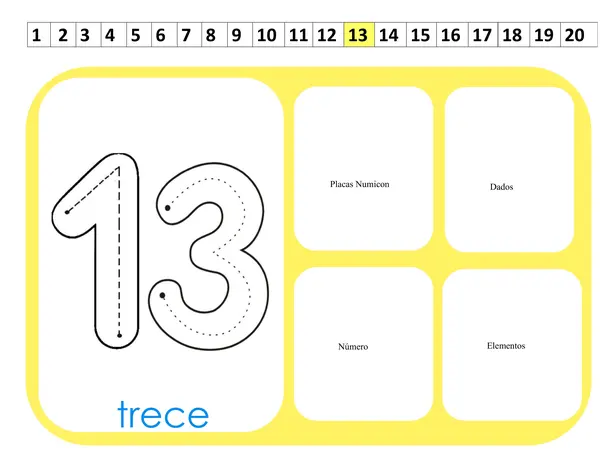 Cuadernillo números matemática funcional 11 al 20 (para termolaminar armar con velcro)