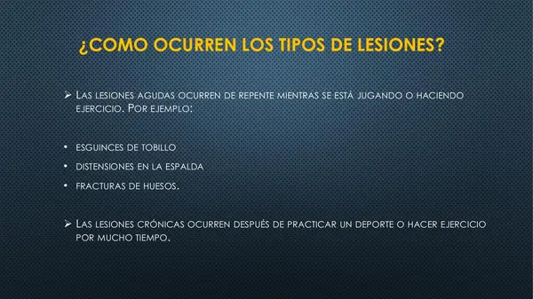 LESIONES DEPORTIVAS; "Prevenir antes que lamentar"