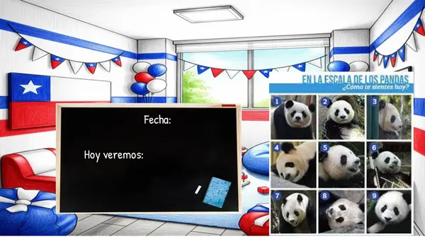 Sala de espera fiestas patrias