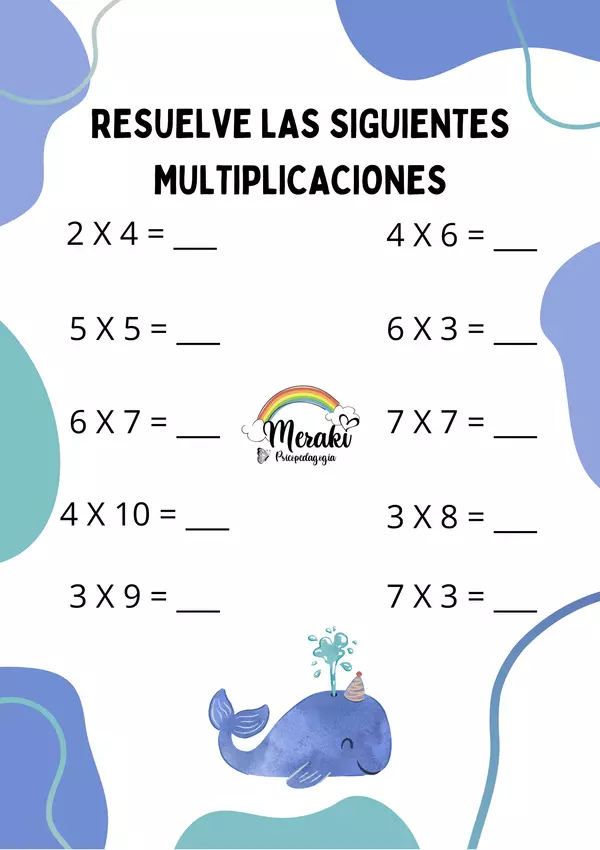 Ejercicios de Multiplicación Aleatorias - Merakipsp