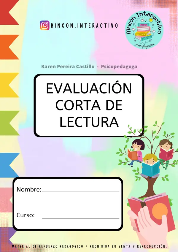 EVALUACIÓN CORTA DE LECTURA