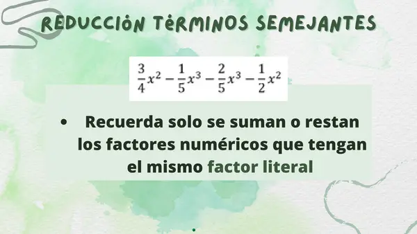 Expresiones algebraicas 