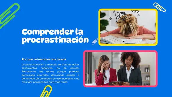Presentación sobre La procrastinación